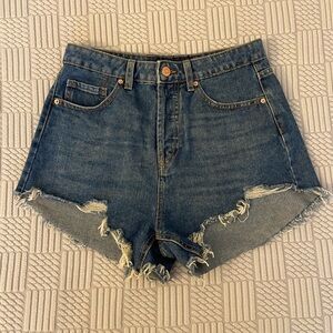 Cut Off High Waisted Shorts